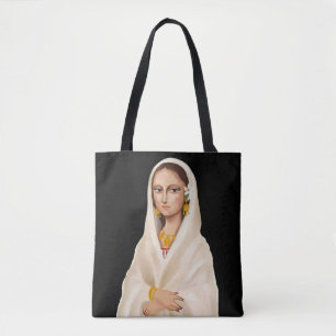 Elegante Frauenporträt Kulturkunstillustration