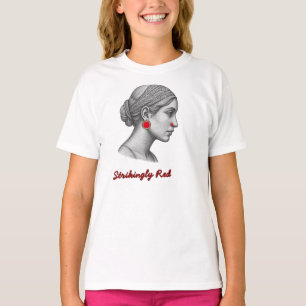 Elegante Frauenporträt T-Shirt