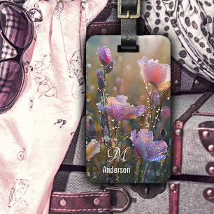Elegante Fresh Summer Wildblumen Gepäckanhänger