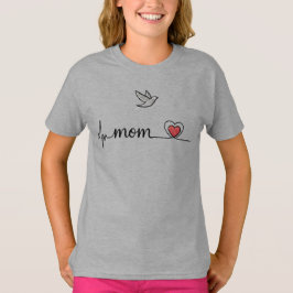 Elegante Friedenstaube Mutter Herzschlag - Individ T-Shirt