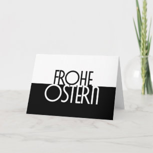 Elegante frohe Ostern für Deine Liebsten! Karte