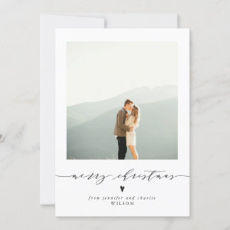 Elegante Frohe Weihnachtskarte Feiertagskarte