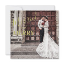 Elegante, fröhliche und Verheiratete Hochzeit des