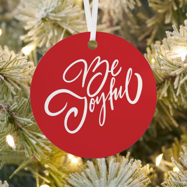 Elegante, fröhliche Urlaubsgestaltung Ornament Aus Metall (InSitu)