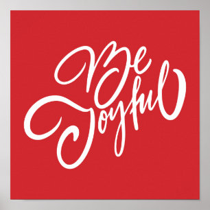 Elegante, fröhliche Urlaubsgestaltung Poster