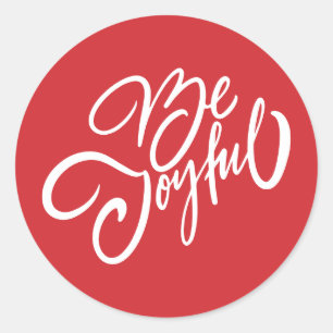 Elegante, fröhliche Urlaubsgestaltung Runder Aufkleber