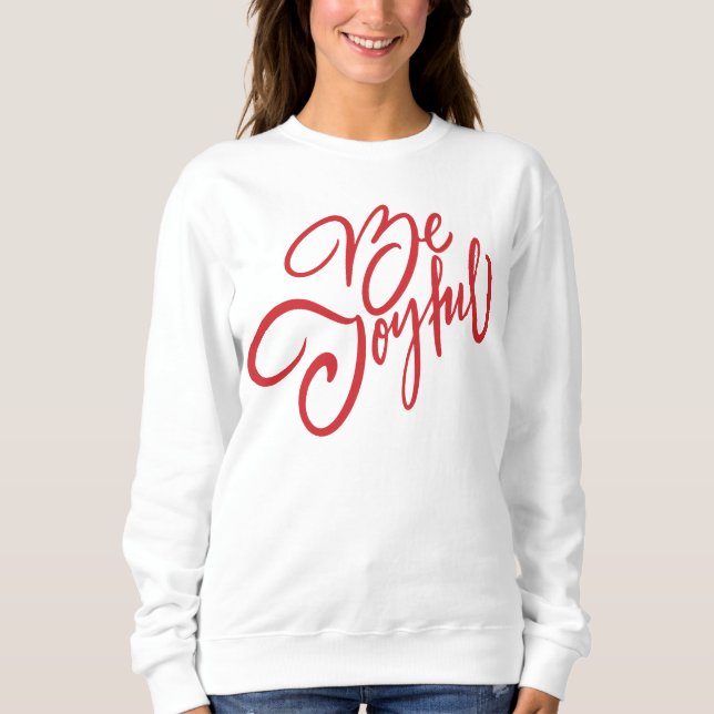 Elegante, fröhliche Urlaubsgestaltung Sweatshirt (Vorderseite)