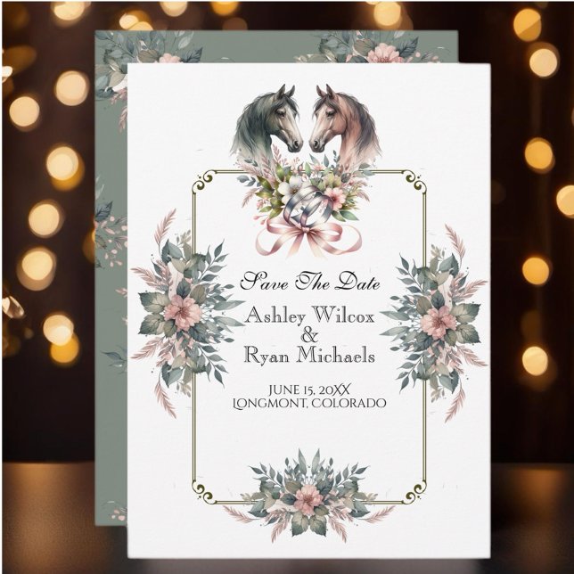 Elegante Frühlingssehen Save The Date (Enjoy this beautiful collection of elegant watercolor designs.)