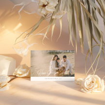 Elegante Galentine's Day Family Foto Urlaubskarte