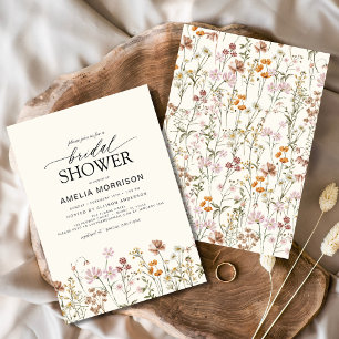 Elegante Garden Blume Brautparty Einladung