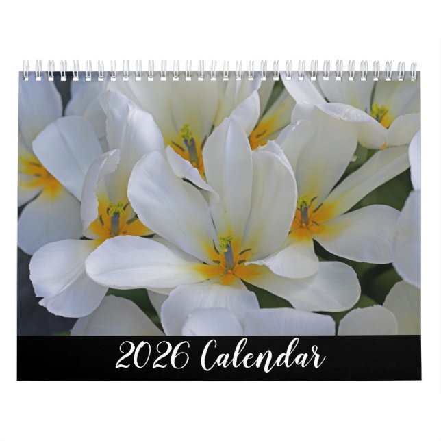 Elegante Garden Blume Pflanze Naturfotografie Kalender (Titelbild)