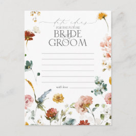 Elegante Garden Blume Wasserfarben Postkarte