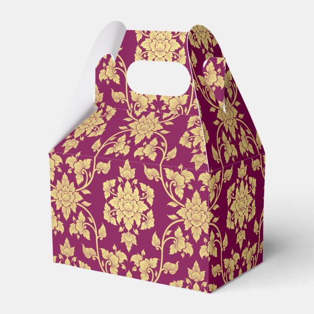 Elegante Gastgeschenk-Geschenkboxen Anpassbare Far Geschenkschachtel (Vorderseite)