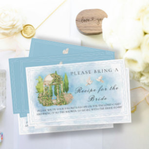 Elegante Gazebo Doves Brautparty Rezept Anfrage Begleitkarte