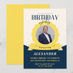 Elegante Geburtstagseinladung 78. Geburtstag Moder Einladung