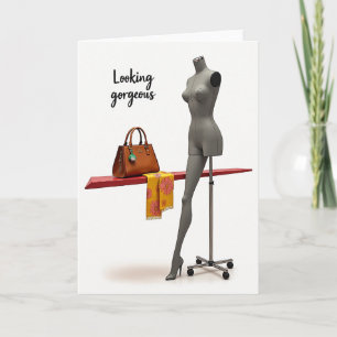 Elegante Geburtstagskarte mit Chic-Display Karte