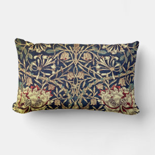 Elegante Geißblatt-Vintage-Blumen  Lendenkissen