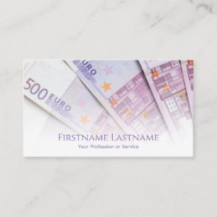 Elegante Geld-Visitenkarte für Finanzexperten Visitenkarte
