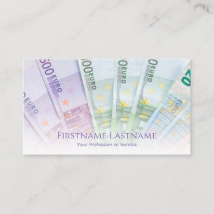 Elegante Geld-Visitenkarte für Finanzexperten Visitenkarte