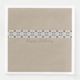 Elegante Gemusterte Besetzung Serviette