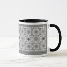Elegante Gemusterte Tasse