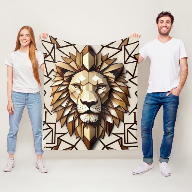 "Elegante Geometrie" Fleecedecke (Beispiel)