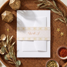 Elegante geometrische ornamentale Hochzeit