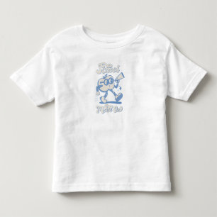 Elegante geometrische Strawberry Line Art Kleinkind T-shirt