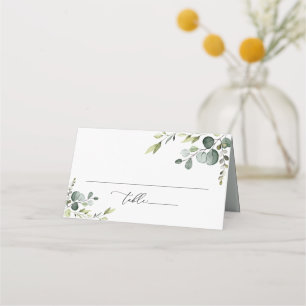 Elegante gepflasterte Platzkarte