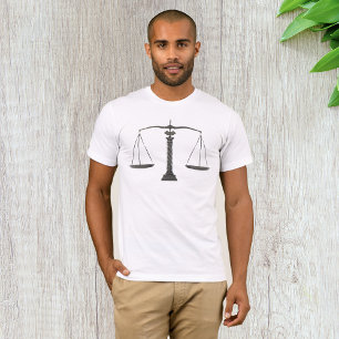 Elegante Gerechtigkeitsskales T-Shirt