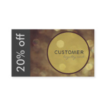 Elegante Geschenk-oder Rabatt-Karte