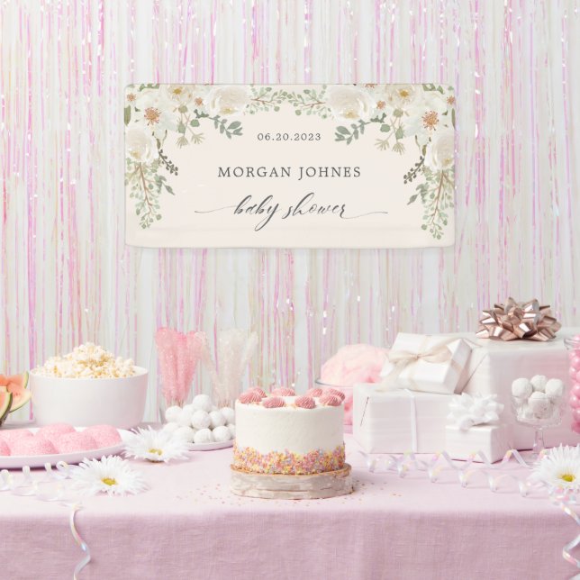 elegante Geschenkartikel aus Elfenbein-Brautparty Banner (Party)