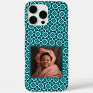 Elegante Geschenke für Oma Quadratisches Muster  iPhone 16 Pro Max Hülle