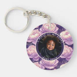 Elegante Geschenke für Paare Rose Blumen Schlüsselanhänger