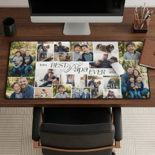 Elegante Geschenkidee zum Vatertag - Bester Papa ü Schreibtischunterlage