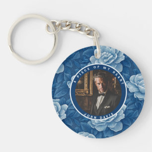 Elegante Geschenkideen zum Jahrestag Gardenien Schlüsselanhänger