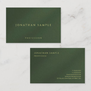 Elegante Gestaltung Ihrer benutzerdefinierten Text Visitenkarte