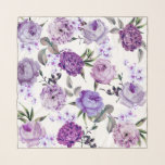 Elegante Girly violette lila lila Blumen Schal<br><div class="desc">Dieses elegante und girly violette und lila lila Blumenmuster ist für die trendy und stilvolle Frau perfekt. Es ist Land und hübscher Entwurf ist für viele Geschenke und Gelegenheiten groß. Genießen Sie diesen schönen Watercolor-Blumendruck für Ihren folgenden Kauf; für selbst,  Ihre Freunde oder Ihre Familie!</div>