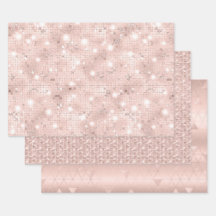 Elegante Glam Girly Blush Pink und Silver