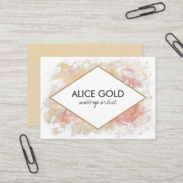 Elegante glänzende Malerei Visitenkarte