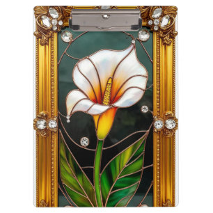 Elegante Glasmalerei Klemmbrett