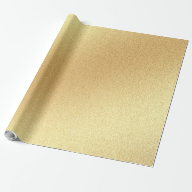 Elegante Glossy Imitate Gold Glitzer Moderne Kunst Geschenkpapier (Ungerollt)