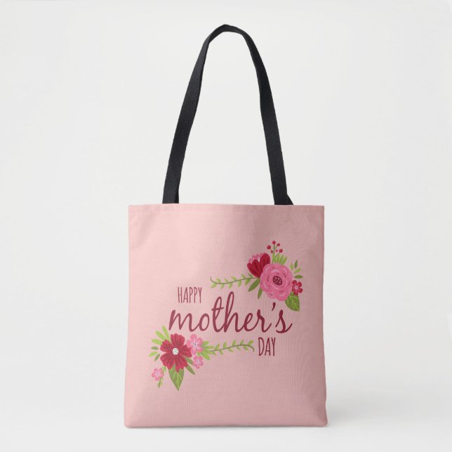 Elegante glückliche Taschen-mit Blumentasche der (Vorderseite)