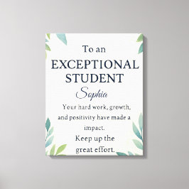 Elegante Glückwunschkarte für eine außergewöhnlich Leinwanddruck