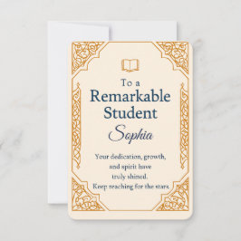 Elegante Glückwunschkarte für einen bemerkenswerte Dankeskarte