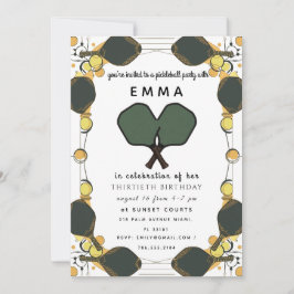 Elegante Gold-Baby-Party-Einladung Einladung