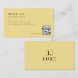 Elegante Gold Business Card - individuell anpassba Visitenkarte