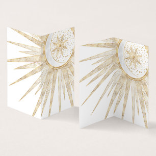 Elegante Gold Doodles - Der Monte Mandala Visitenkarten