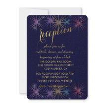 Elegante Gold Foil Glitzer Der Empfang