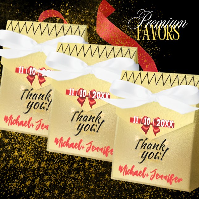 Elegante Gold Gastgeschenk Hochzeit Box mit Indivi Geschenkschachtel (Von Creator hochgeladen)